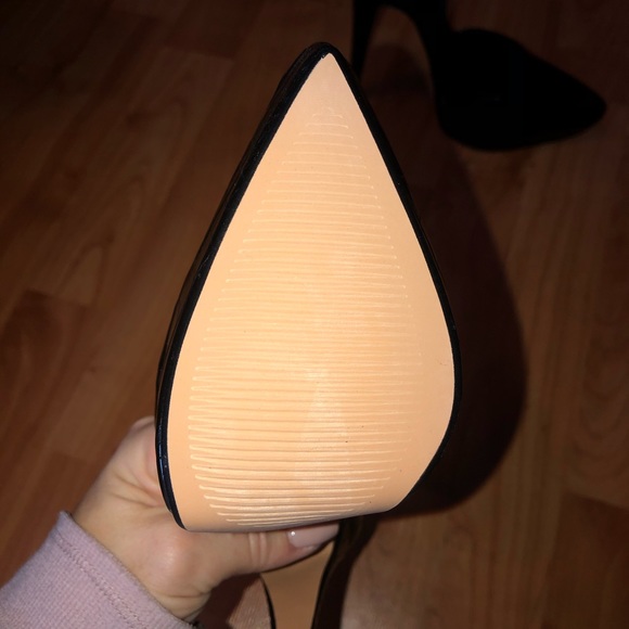 🆕 EGO Platform Pointed Toe Heel Croc black - Picture 7 of 8